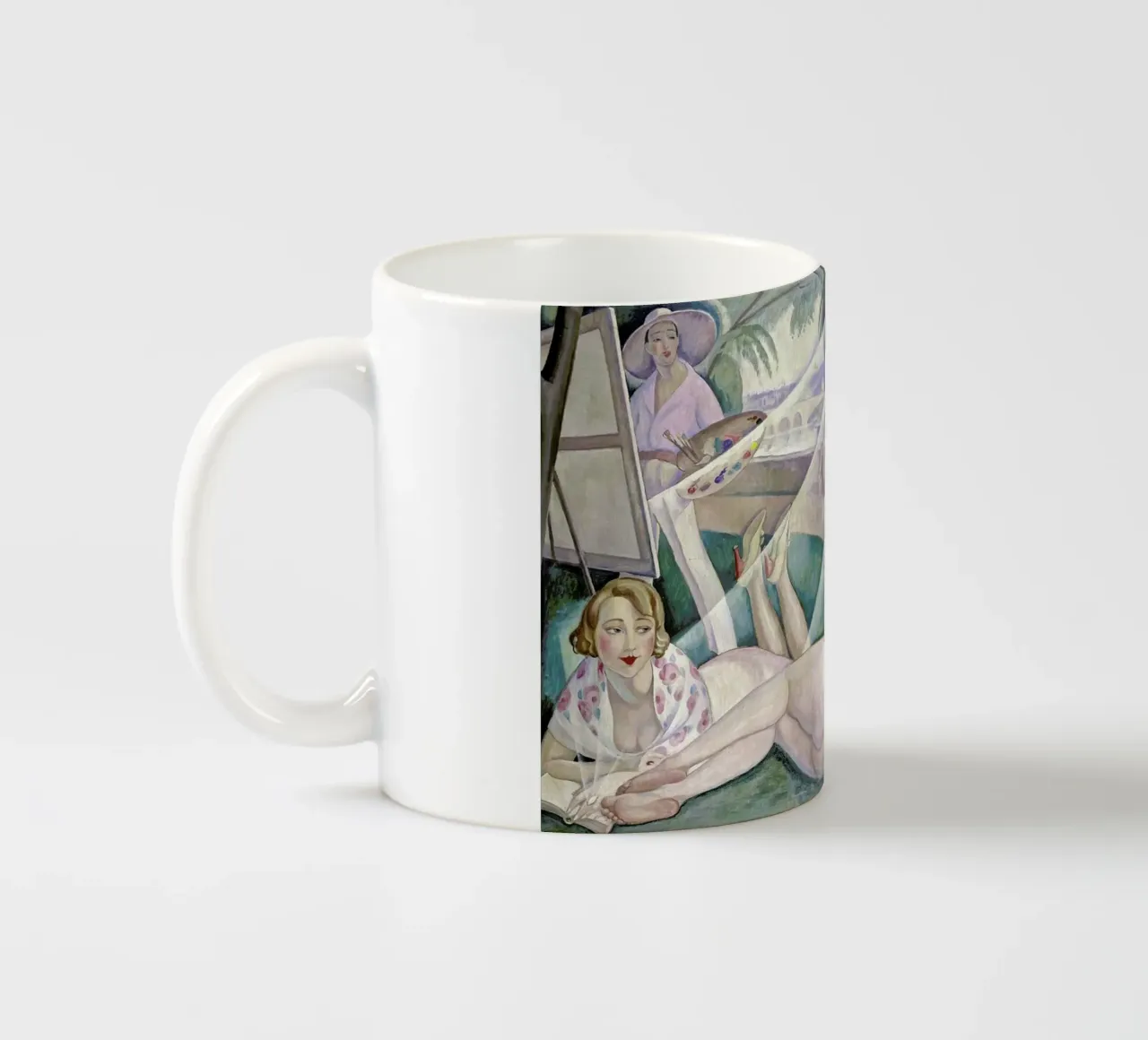 Gerda Wegener - A Summer's Day tazza in ceramica da Vintage by JUNIQE