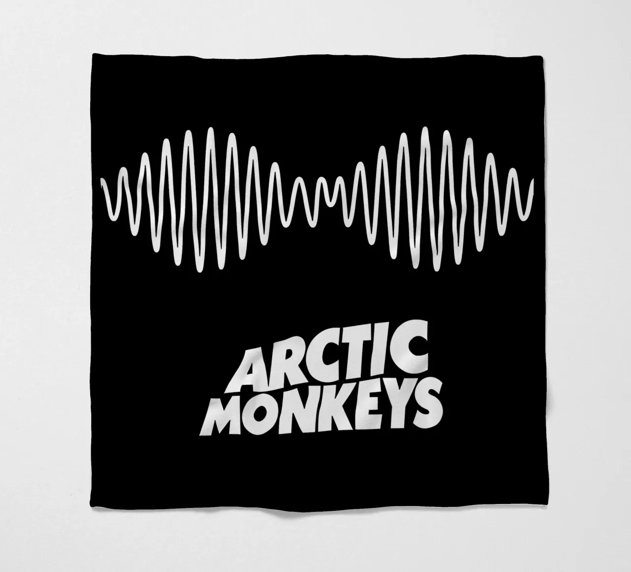 White Logo fleece blanket by Jason Lavelle