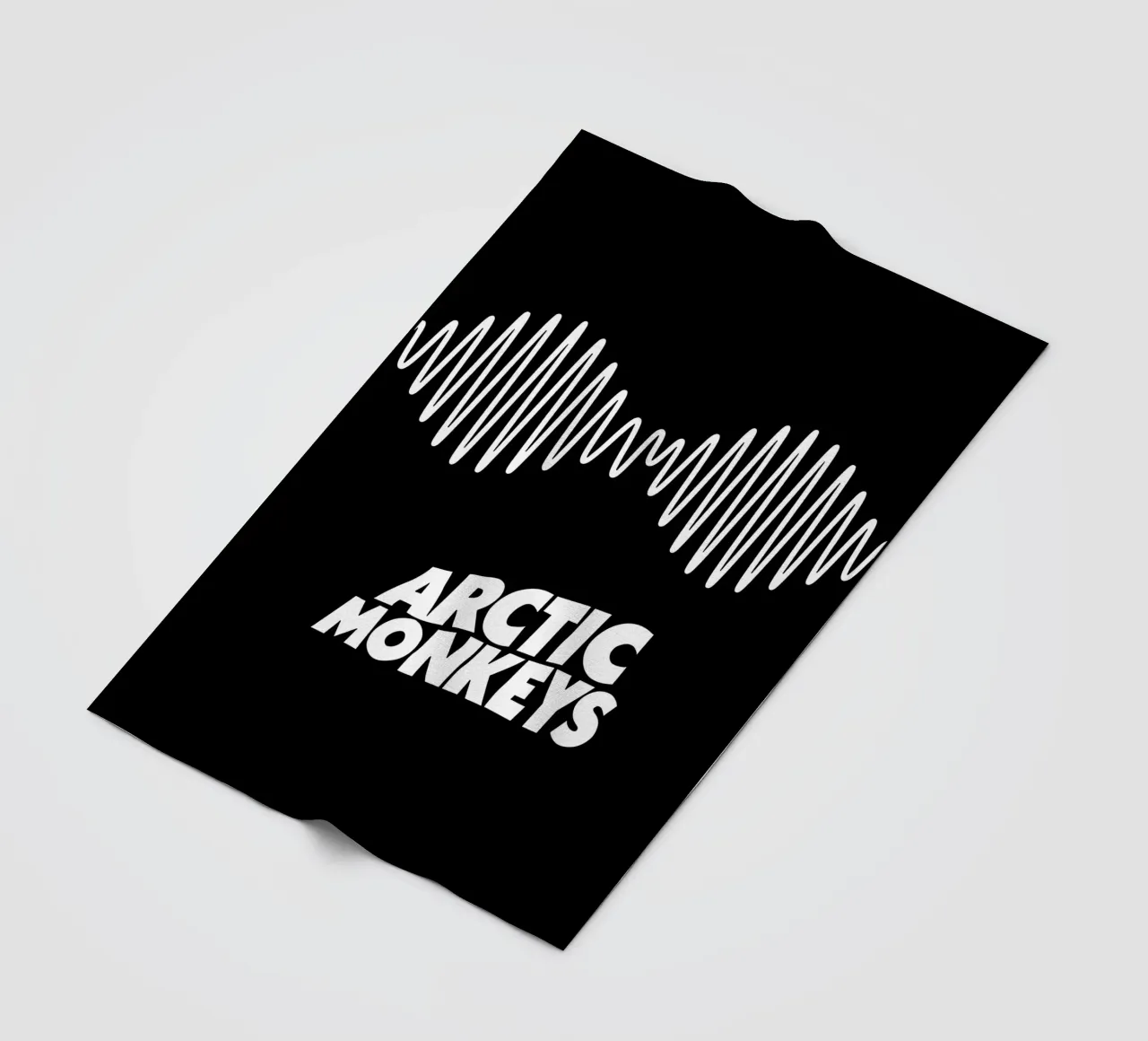 White Logo fleece blanket by Jason Lavelle