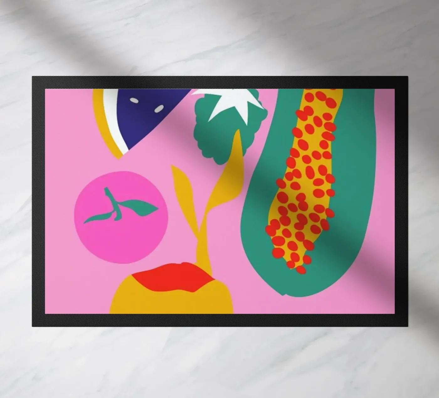 Fruity Technicolor Mix 2 doormat by Mariery Young