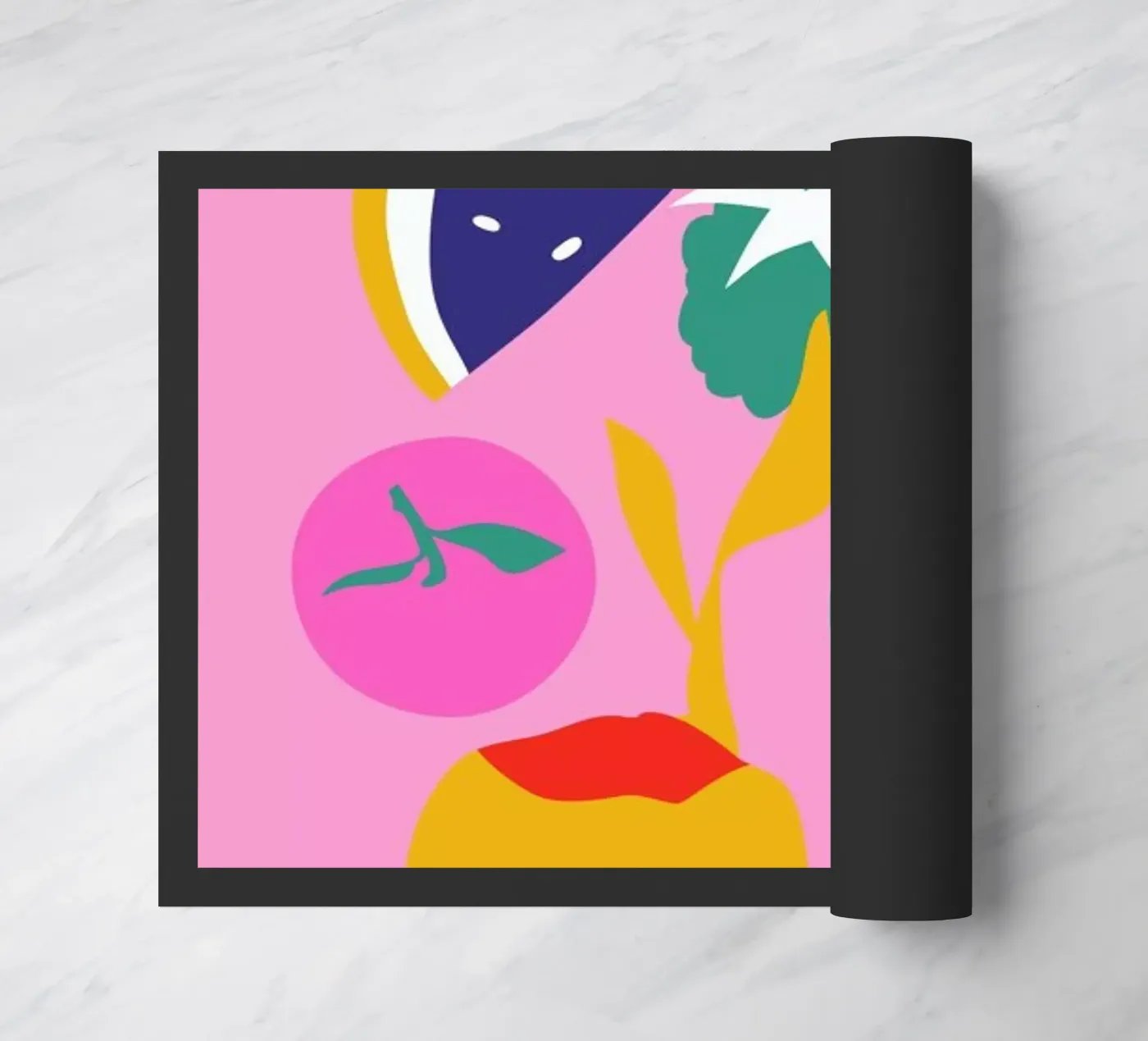 Fruity Technicolor Mix 2 doormat by Mariery Young