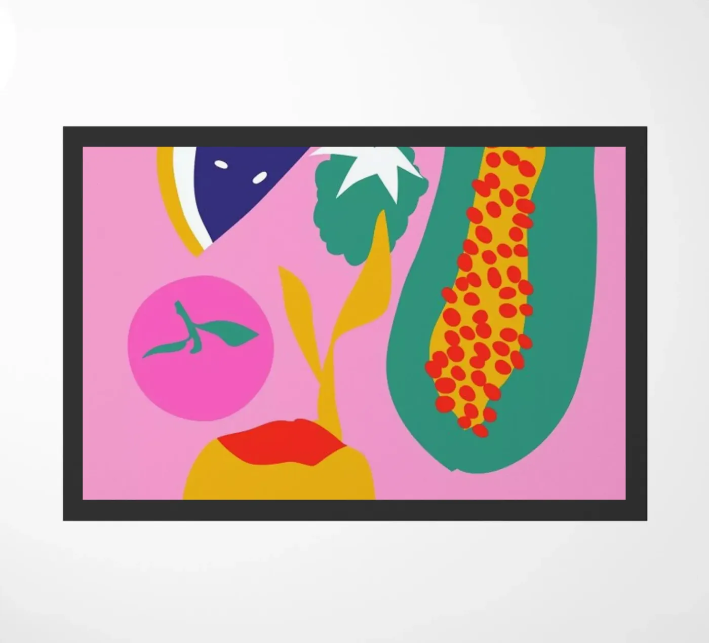 Fruity Technicolor Mix 2 doormat by Mariery Young