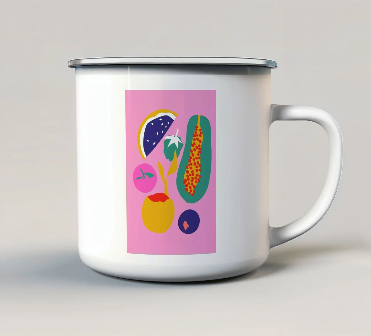 Fruity Technicolor Mix 2 tazza in smalto da Mariery Young
