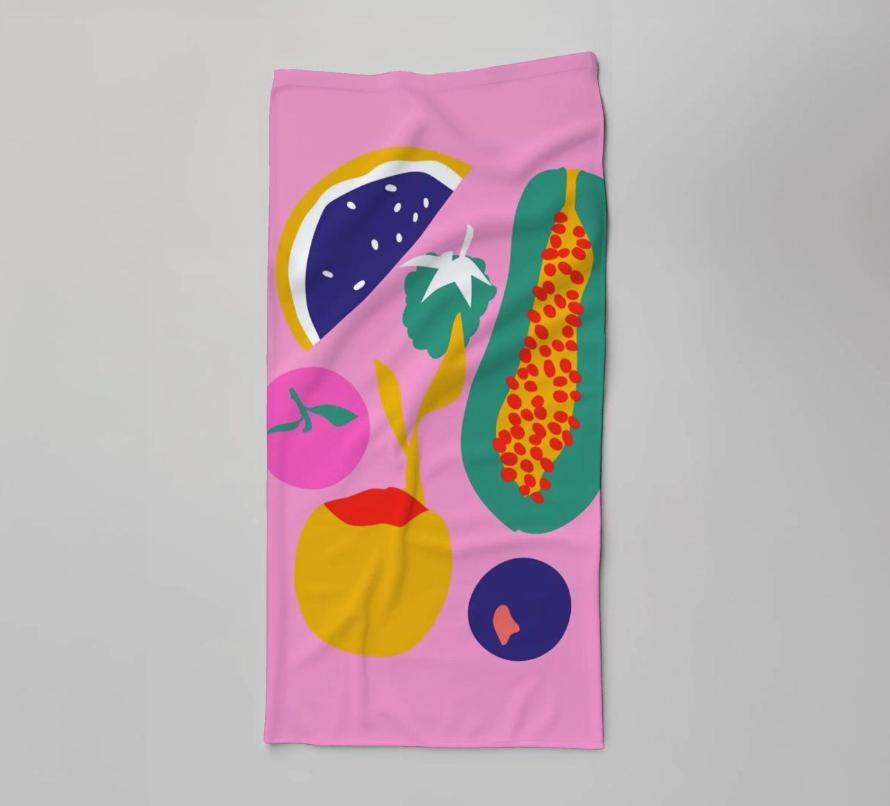 Fruity Technicolor Mix 2 towel by Mariery Young