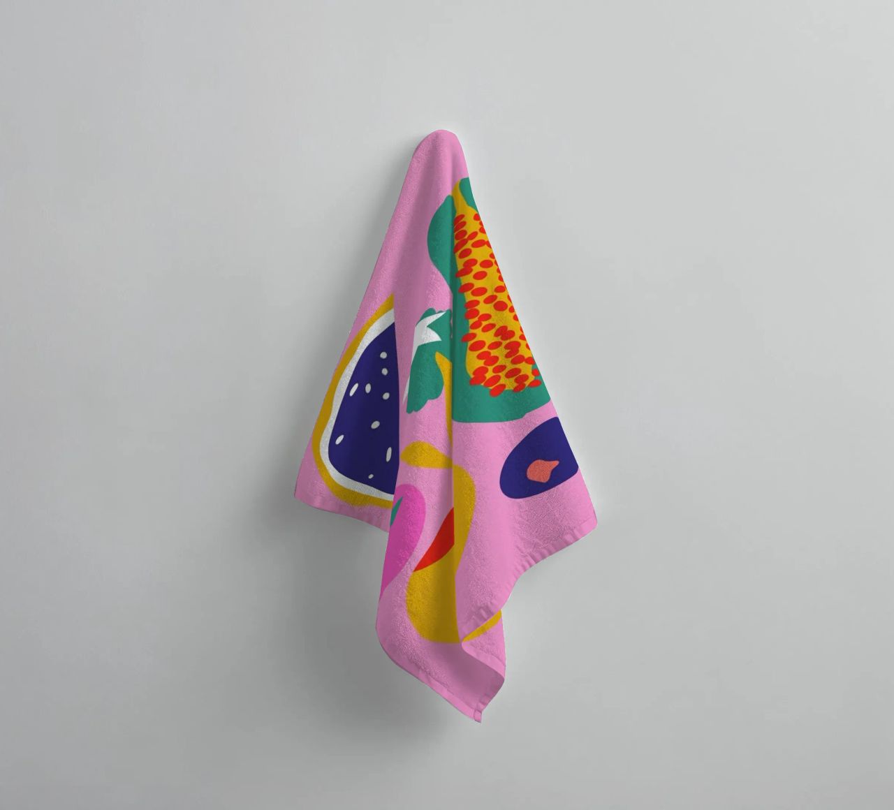 Fruity Technicolor Mix 2 towel by Mariery Young
