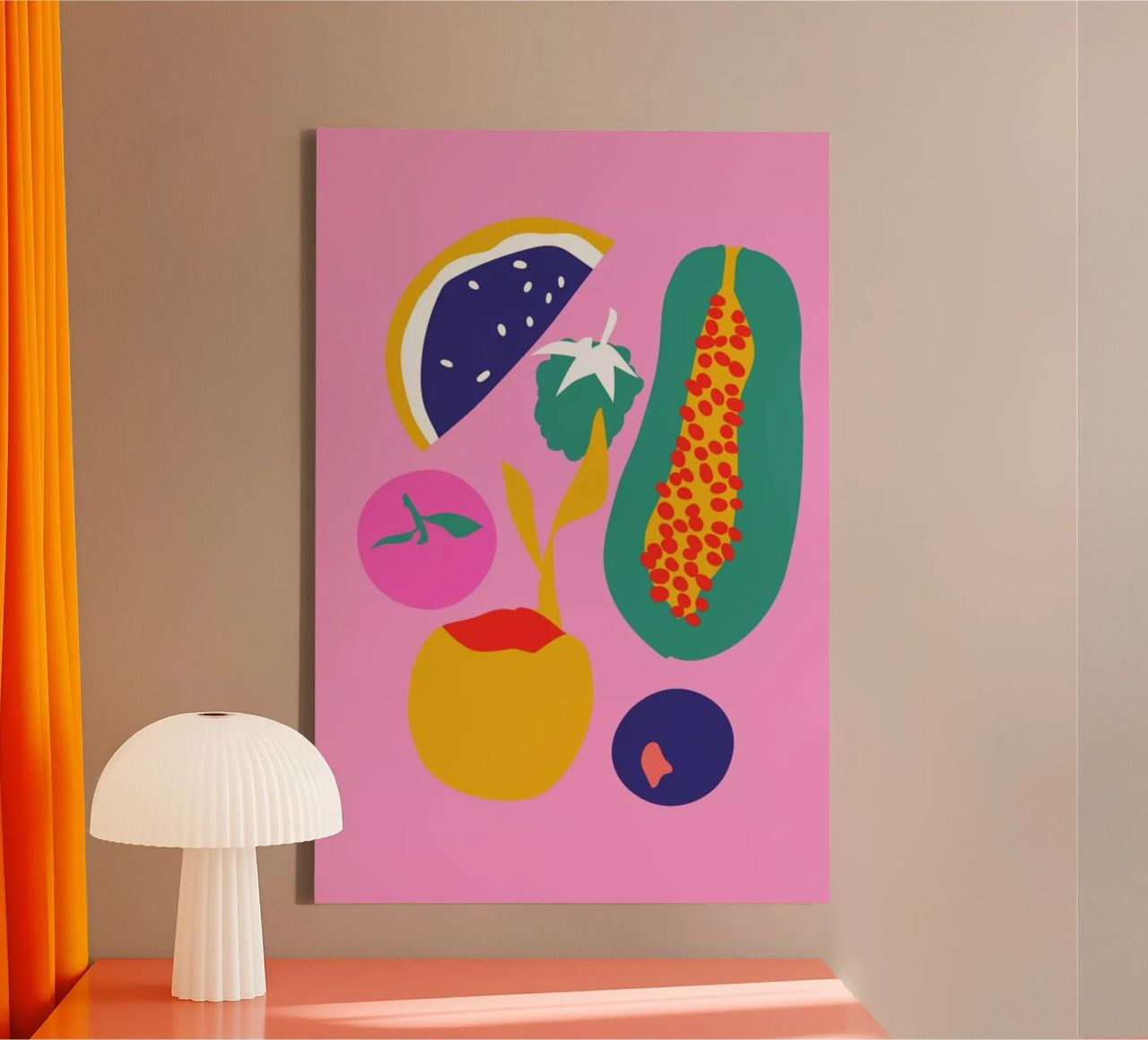 Fruity Technicolor Mix 2 canvas by Mariery Young