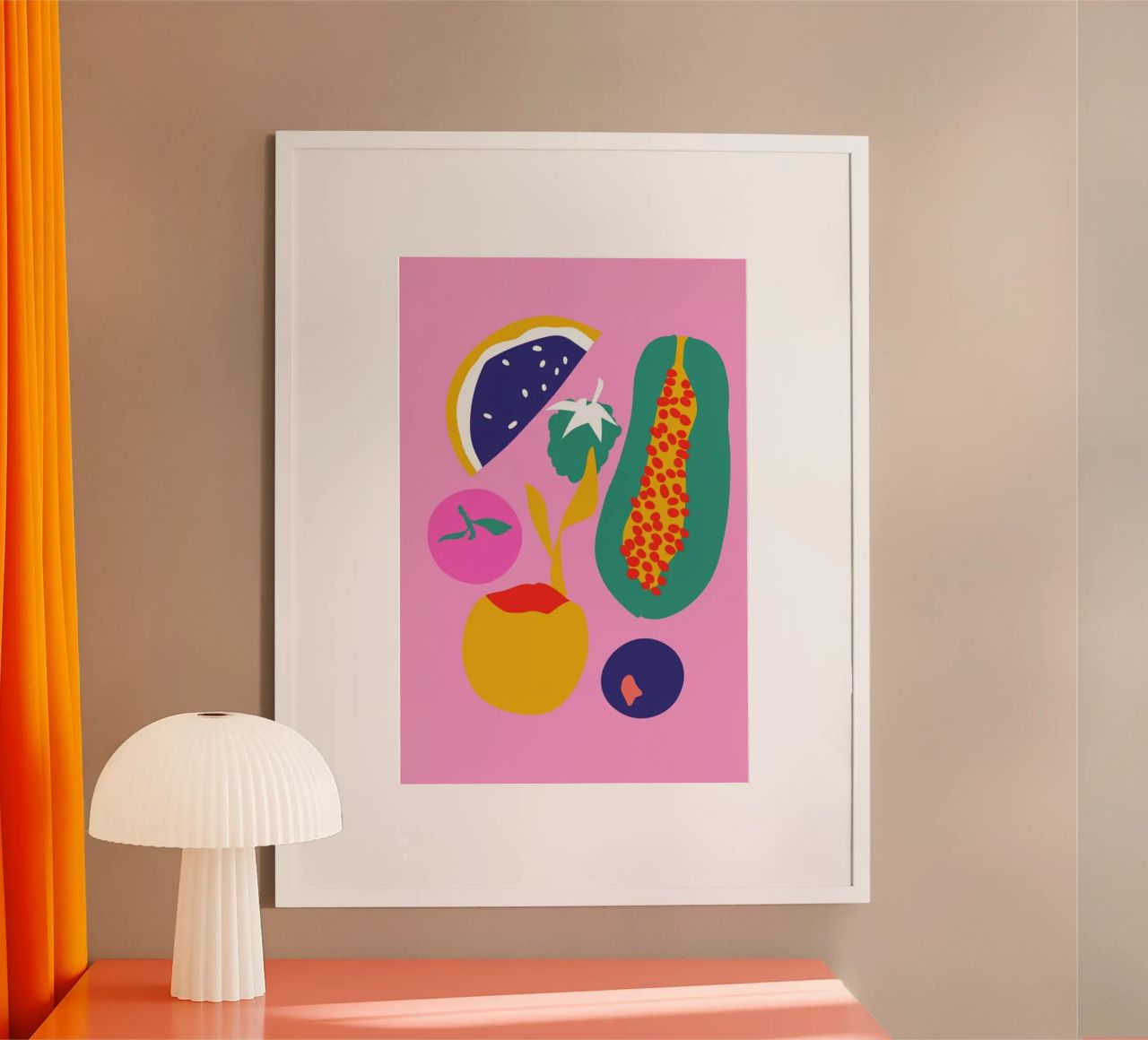 Fruity Technicolor Mix 2 poster by Mariery Young