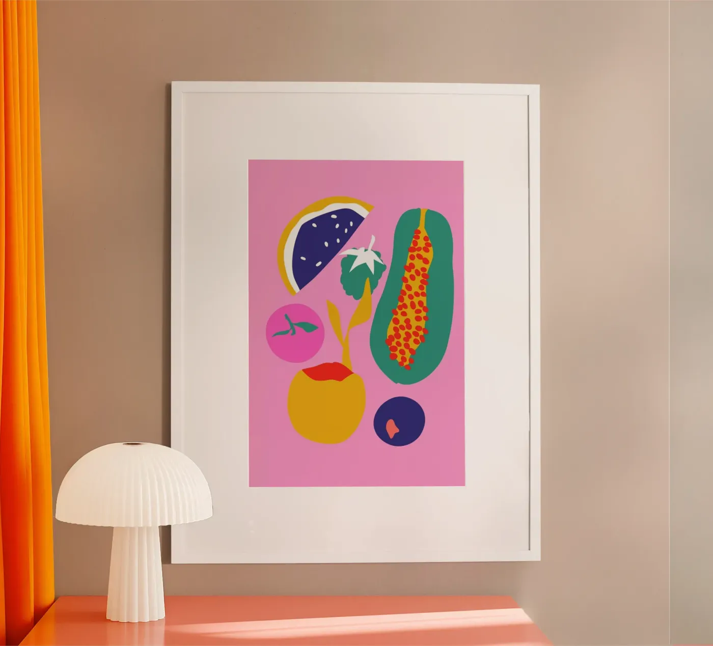 Fruity Technicolor Mix 2 poster by Mariery Young