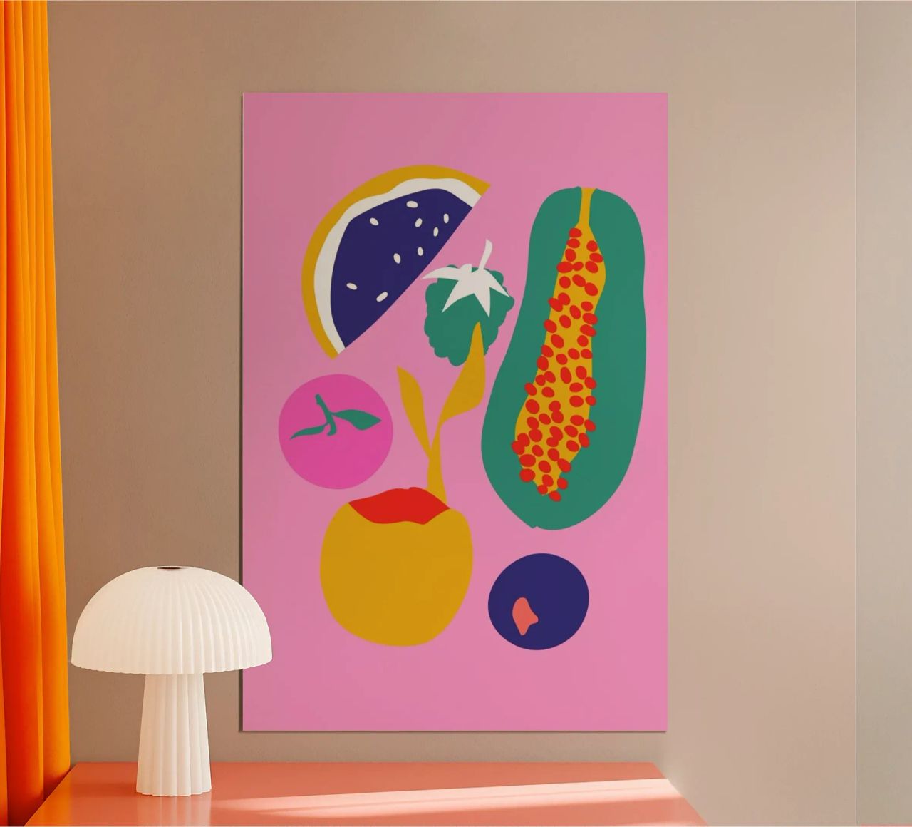 Fruity Technicolor Mix 2 poster by Mariery Young