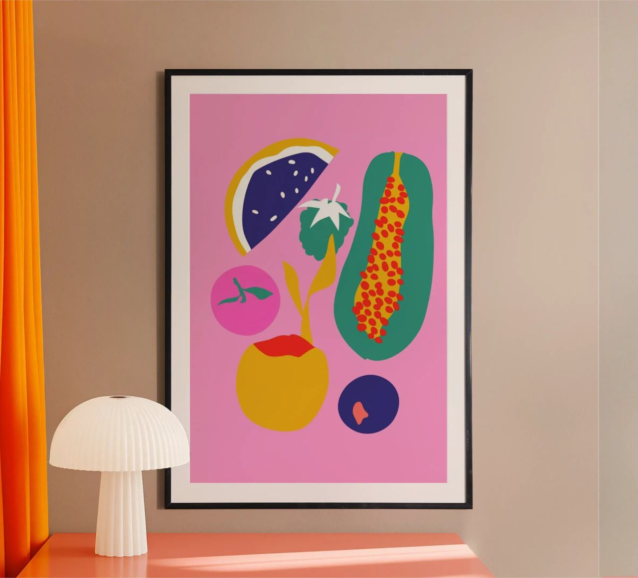 Fruity Technicolor Mix 2 poster by Mariery Young