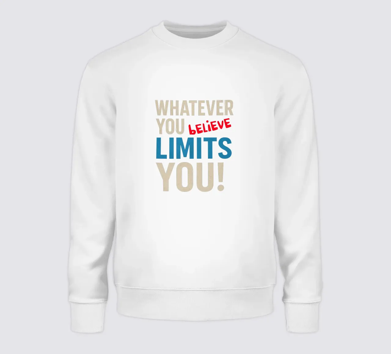 Whatever you believe limits you! felpa da Vintage Van Gogh