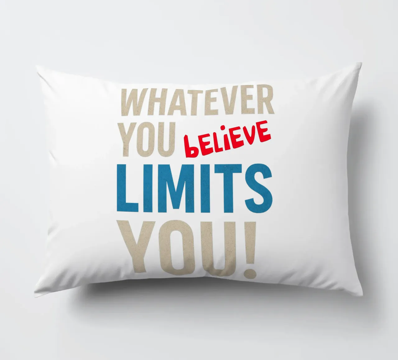 Whatever you believe limits you! cuscino da Vintage Van Gogh
