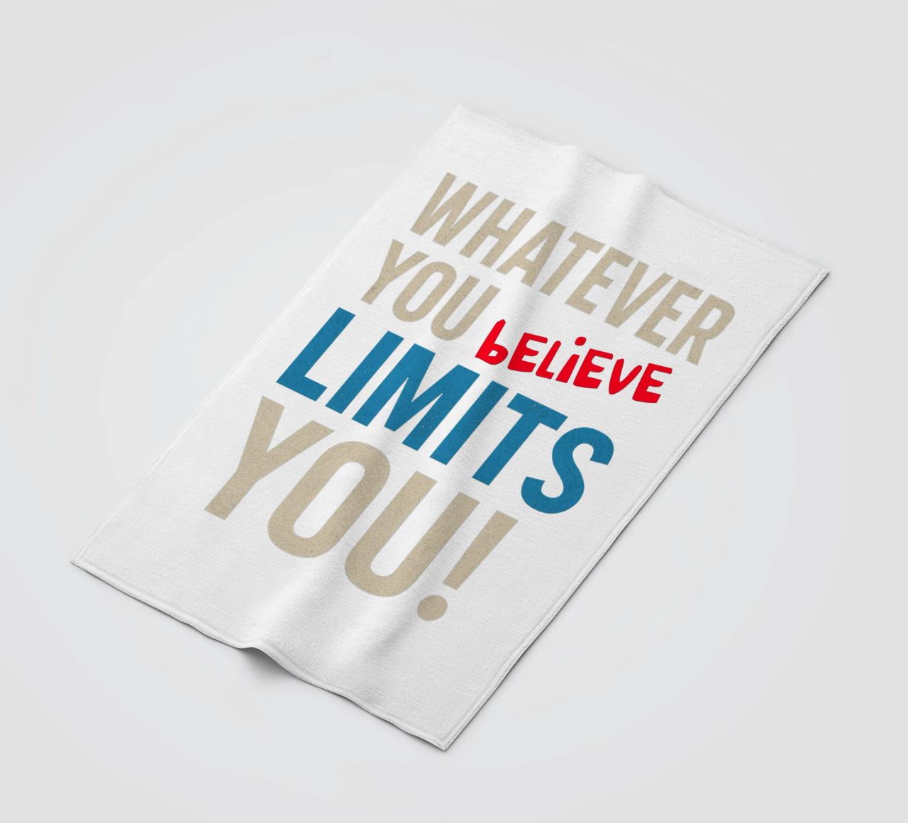 Whatever you believe limits you! coperta in pile da Vintage Van Gogh