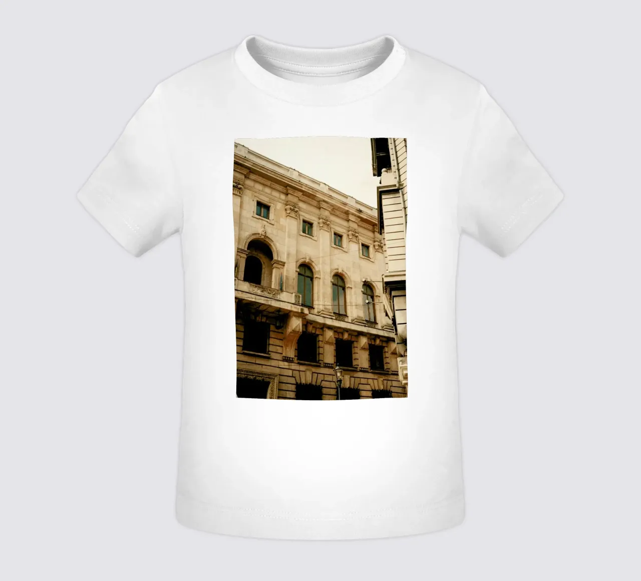 Analog Series Old Buildings maglietta neonato da Sebastian Hilgetag