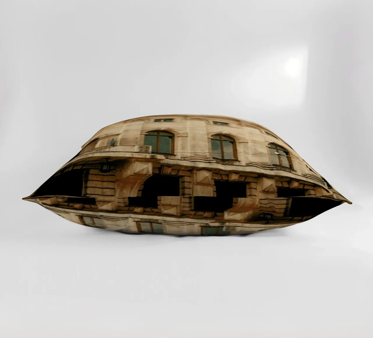 Analog Series Old Buildings Kissen von Sebastian Hilgetag