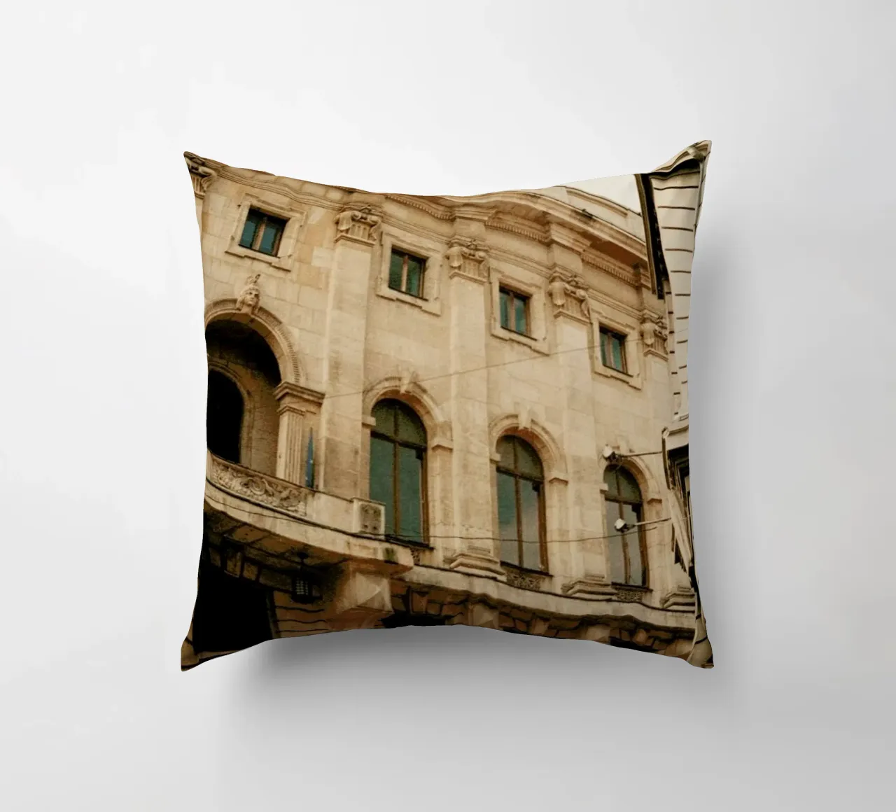 Analog Series Old Buildings cuscino da Sebastian Hilgetag