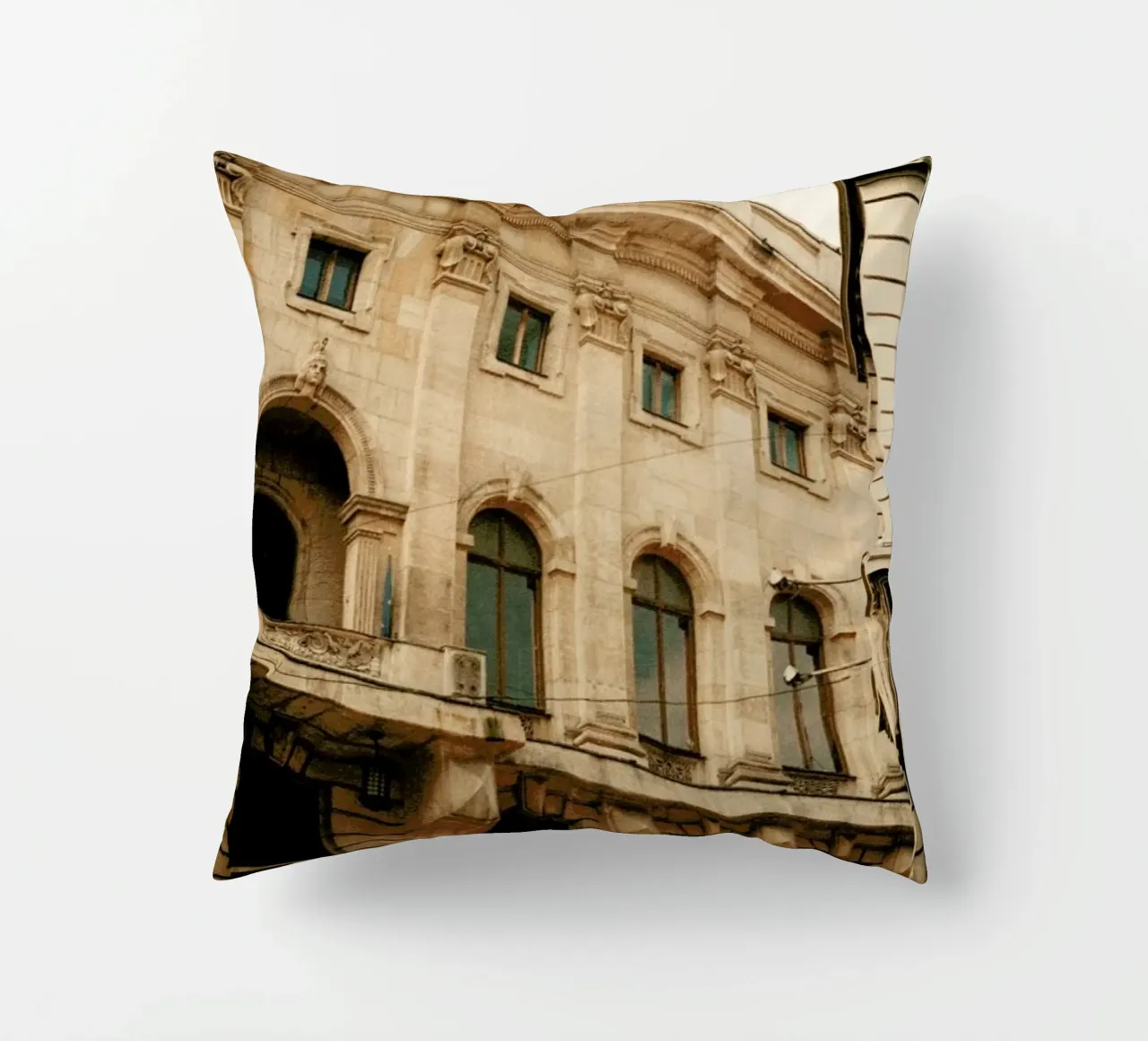 Analog Series Old Buildings cuscino da Sebastian Hilgetag