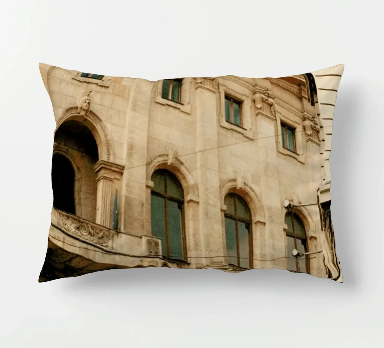 Analog Series Old Buildings cuscino da Sebastian Hilgetag