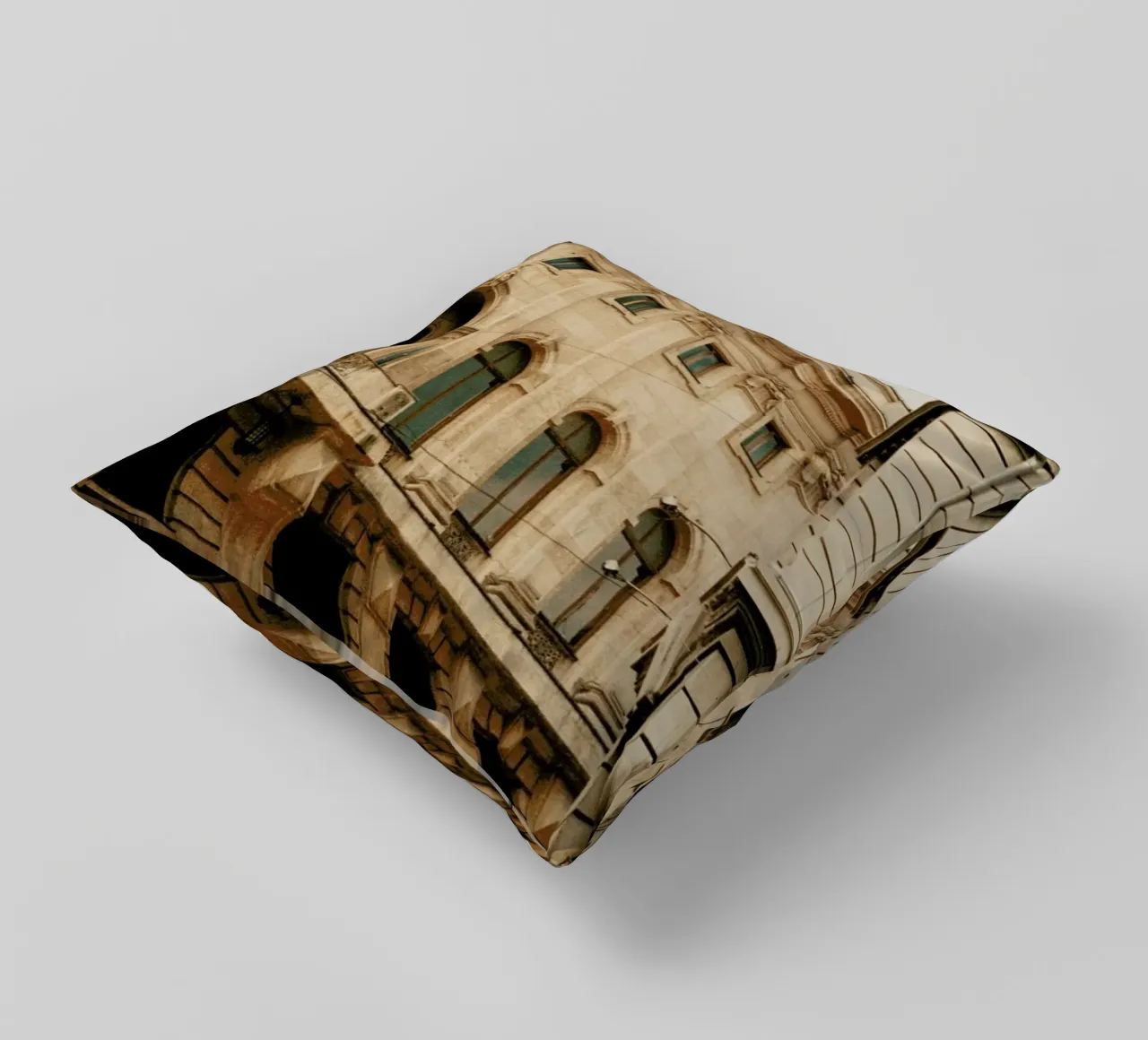 Analog Series Old Buildings Kissen von Sebastian Hilgetag