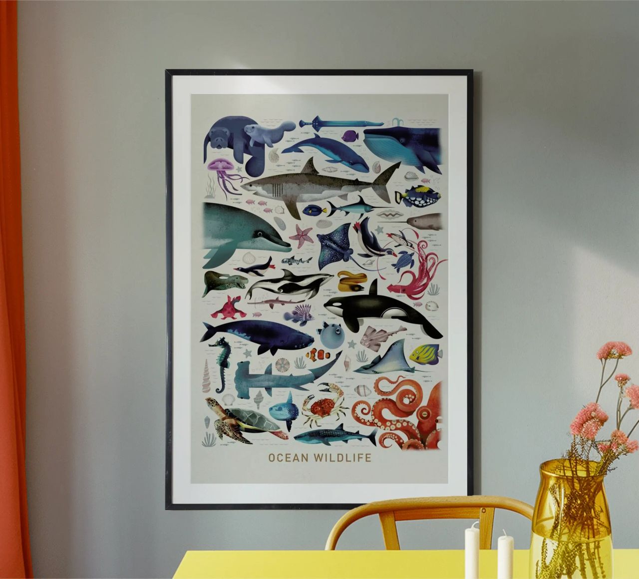 Ocean Wildlife poster de Dieter Braun