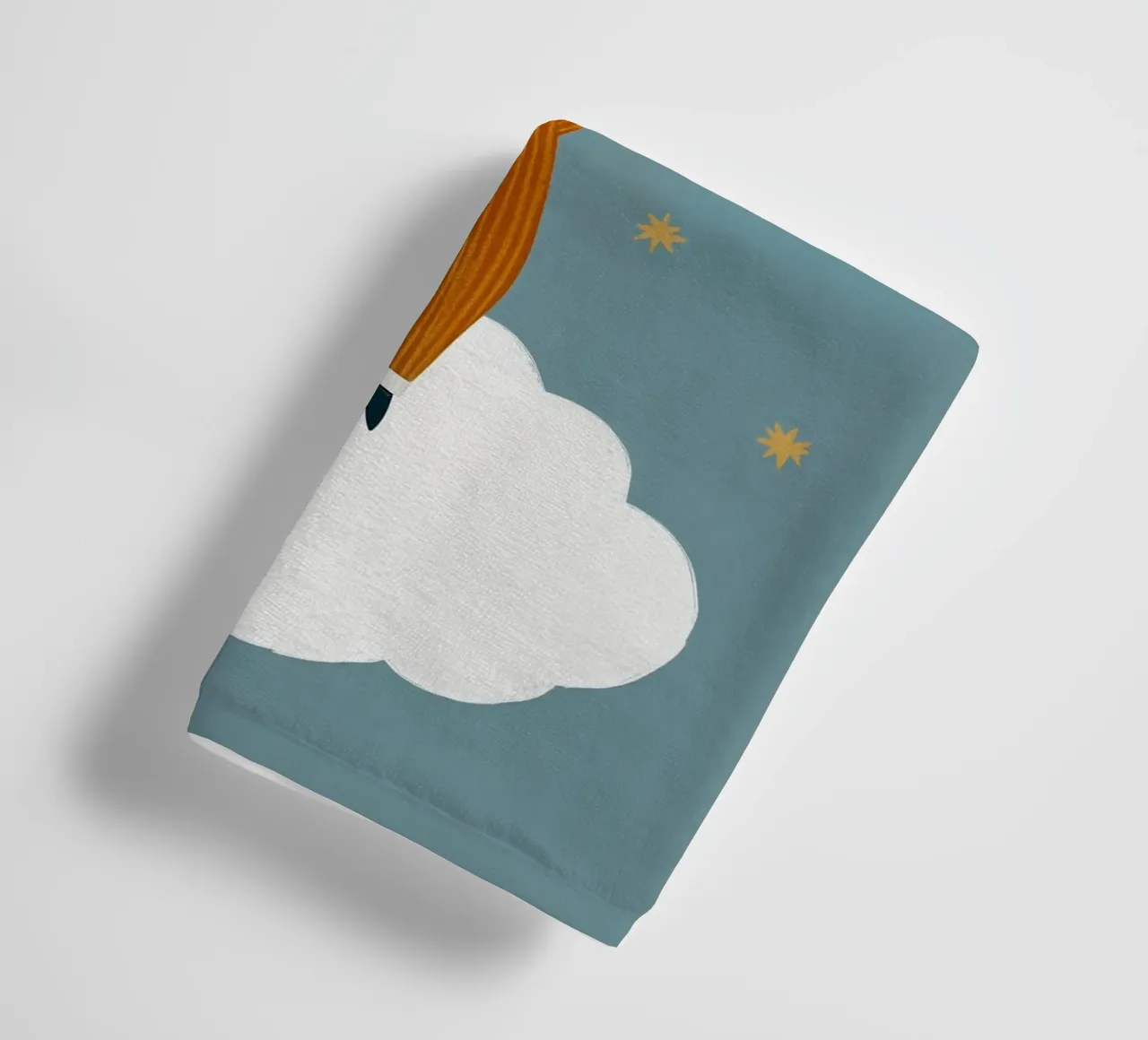 Little Mouse Nursery Print, Playroom Art towel by Little Lola