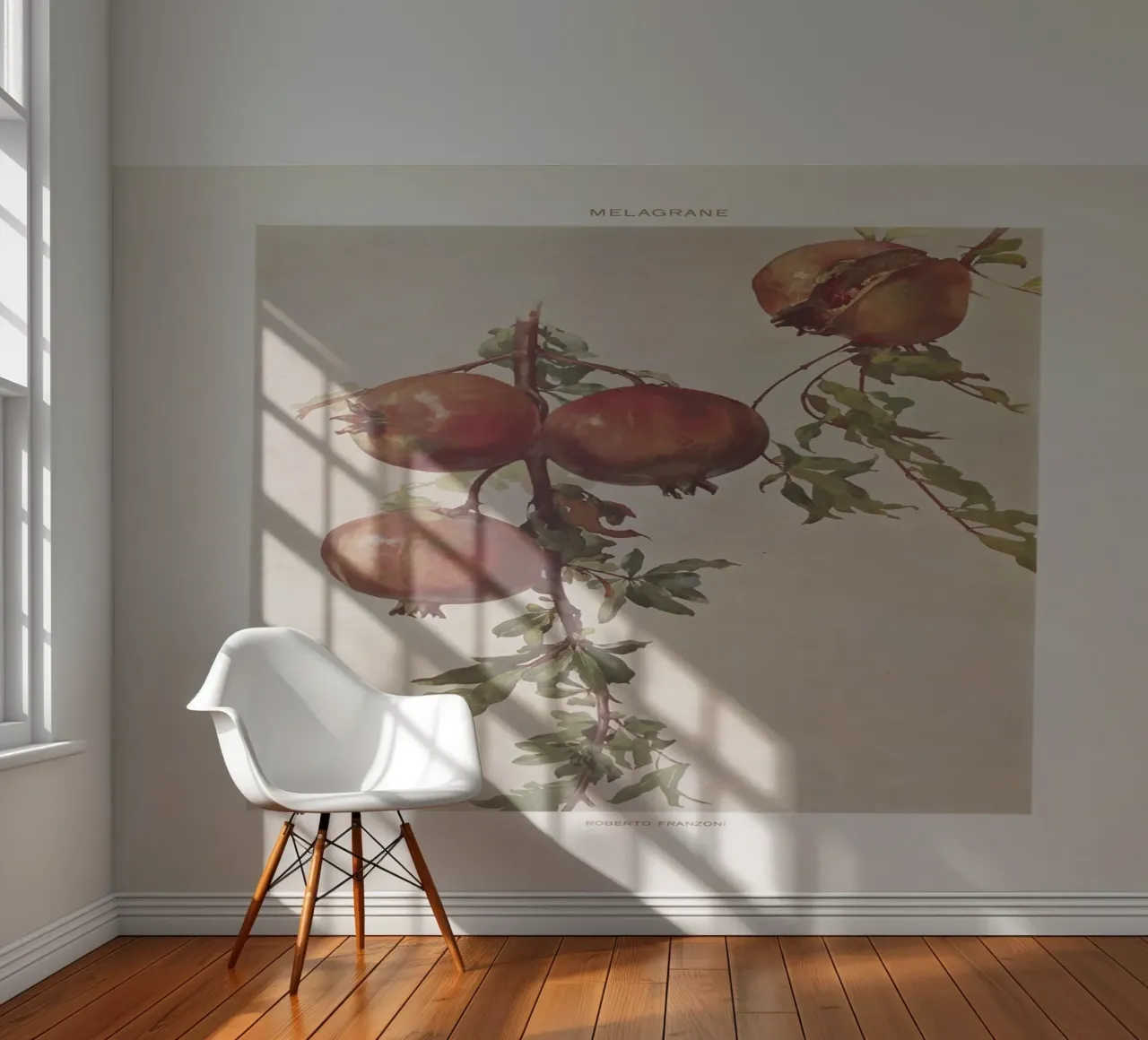 Roberto Franzoni - Vintage Pomegranate Botanical Print photo wallpaper by ClubArt