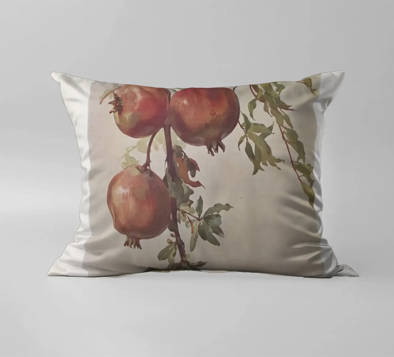 Roberto Franzoni - Vintage Pomegranate Botanical Print cuscino da ClubArt