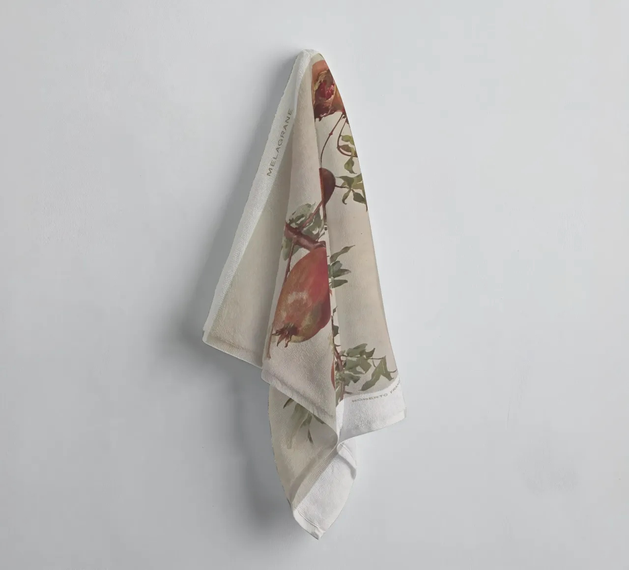Roberto Franzoni - Vintage Pomegranate Botanical Print asciugamano da bagno da ClubArt