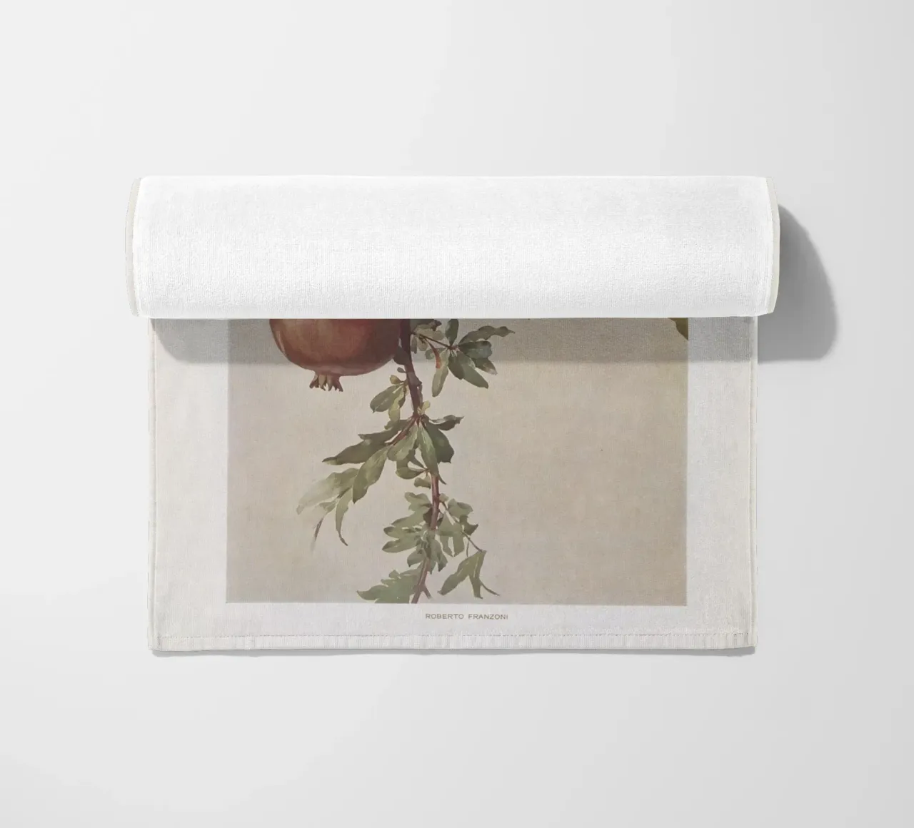 Roberto Franzoni - Vintage Pomegranate Botanical Print telo mare da ClubArt