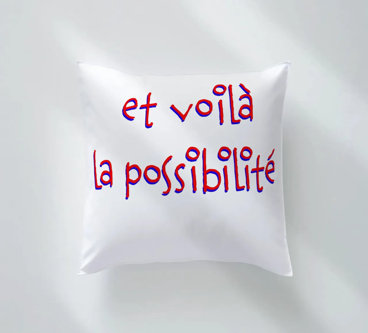 et voilà la possibilité ) cuscino da FRICKE DESIGN