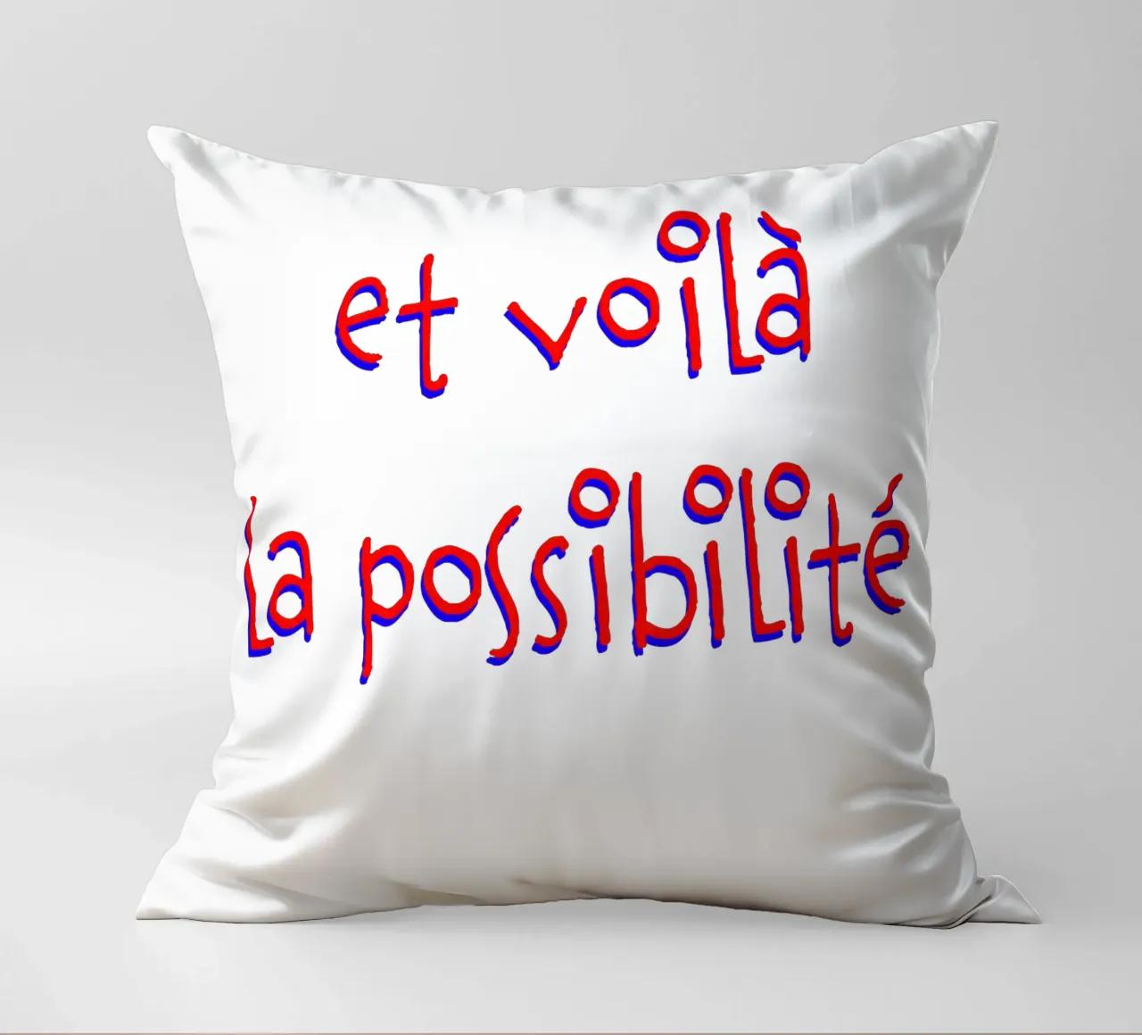 et voilà la possibilité ) cuscino da FRICKE DESIGN