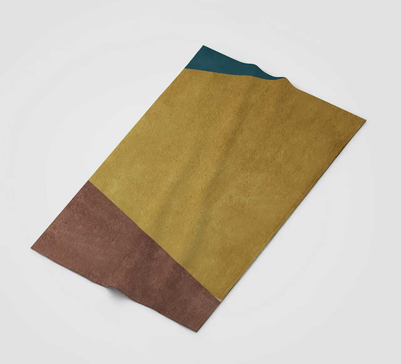 geometric art 3 colors coperta in pile da vintageshop