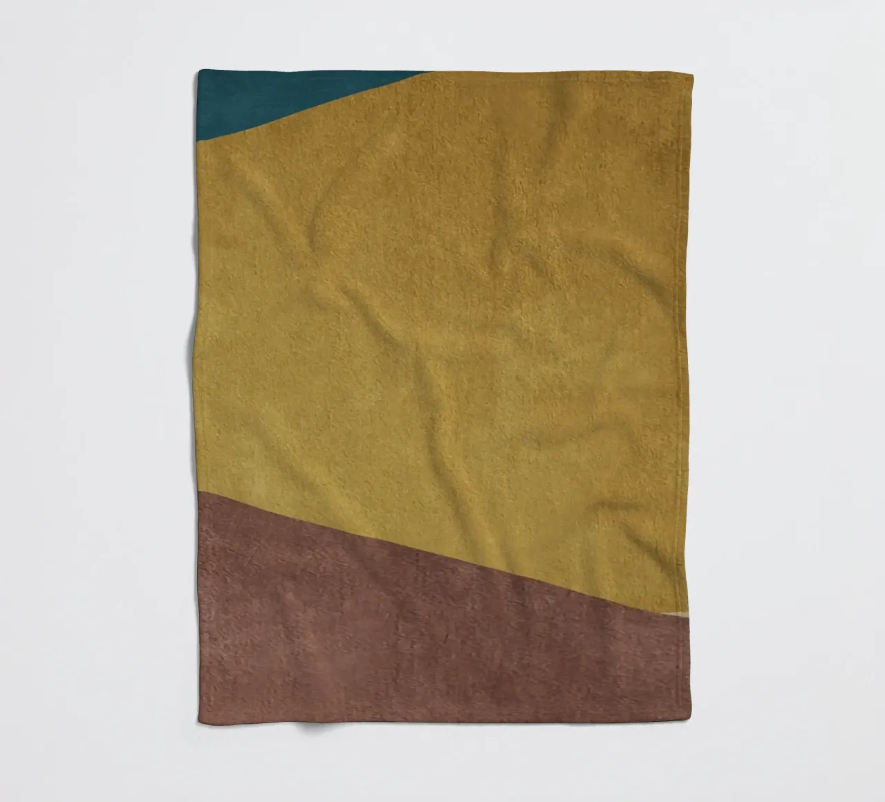 geometric art 3 colors coperta in pile da vintageshop