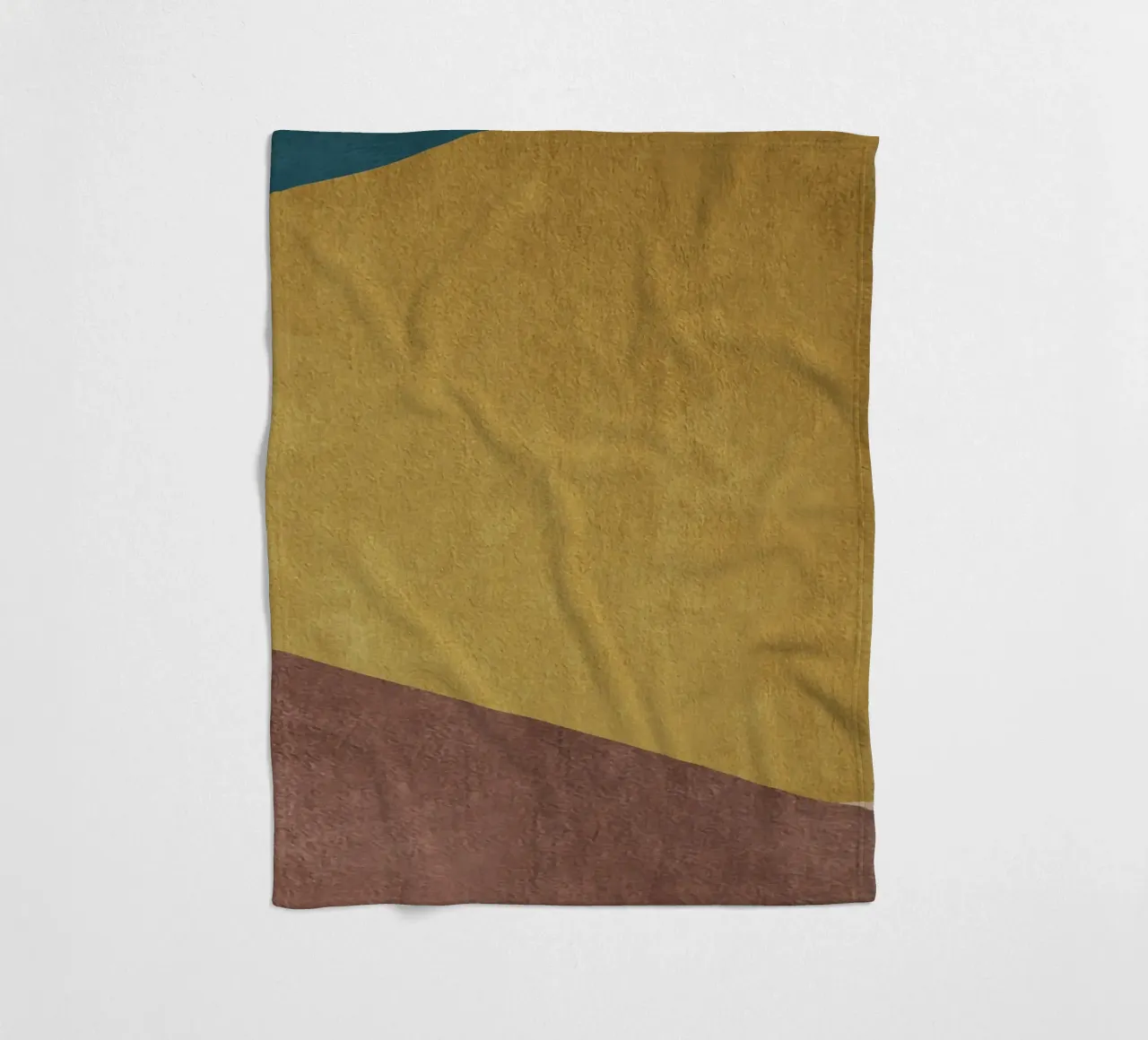 geometric art 3 colors coperta in pile da vintageshop