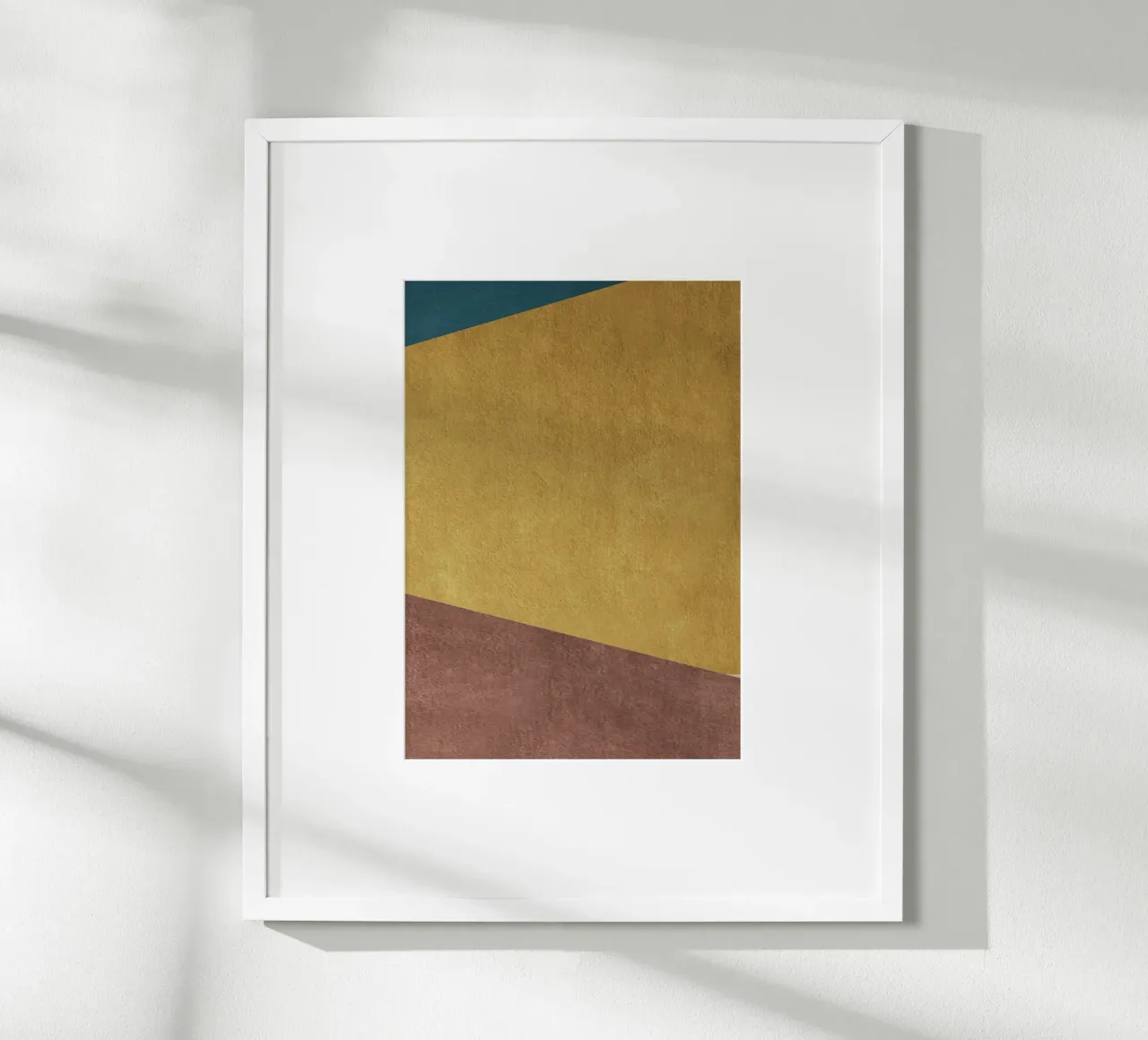 geometric art 3 colors carta hahnemühle da vintageshop