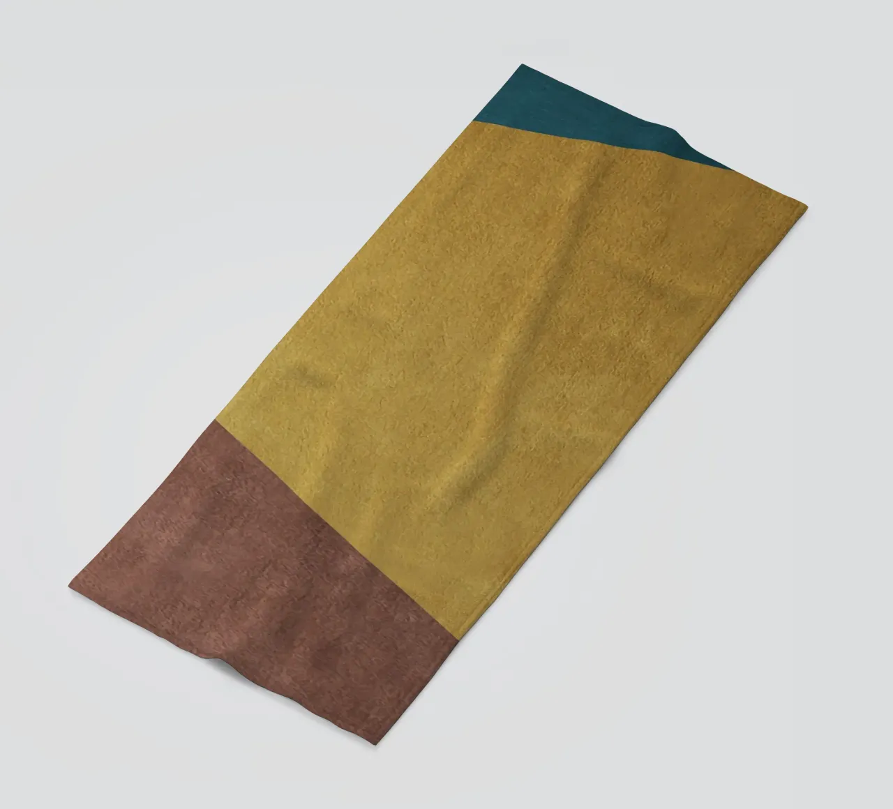 geometric art 3 colors telo mare da vintageshop