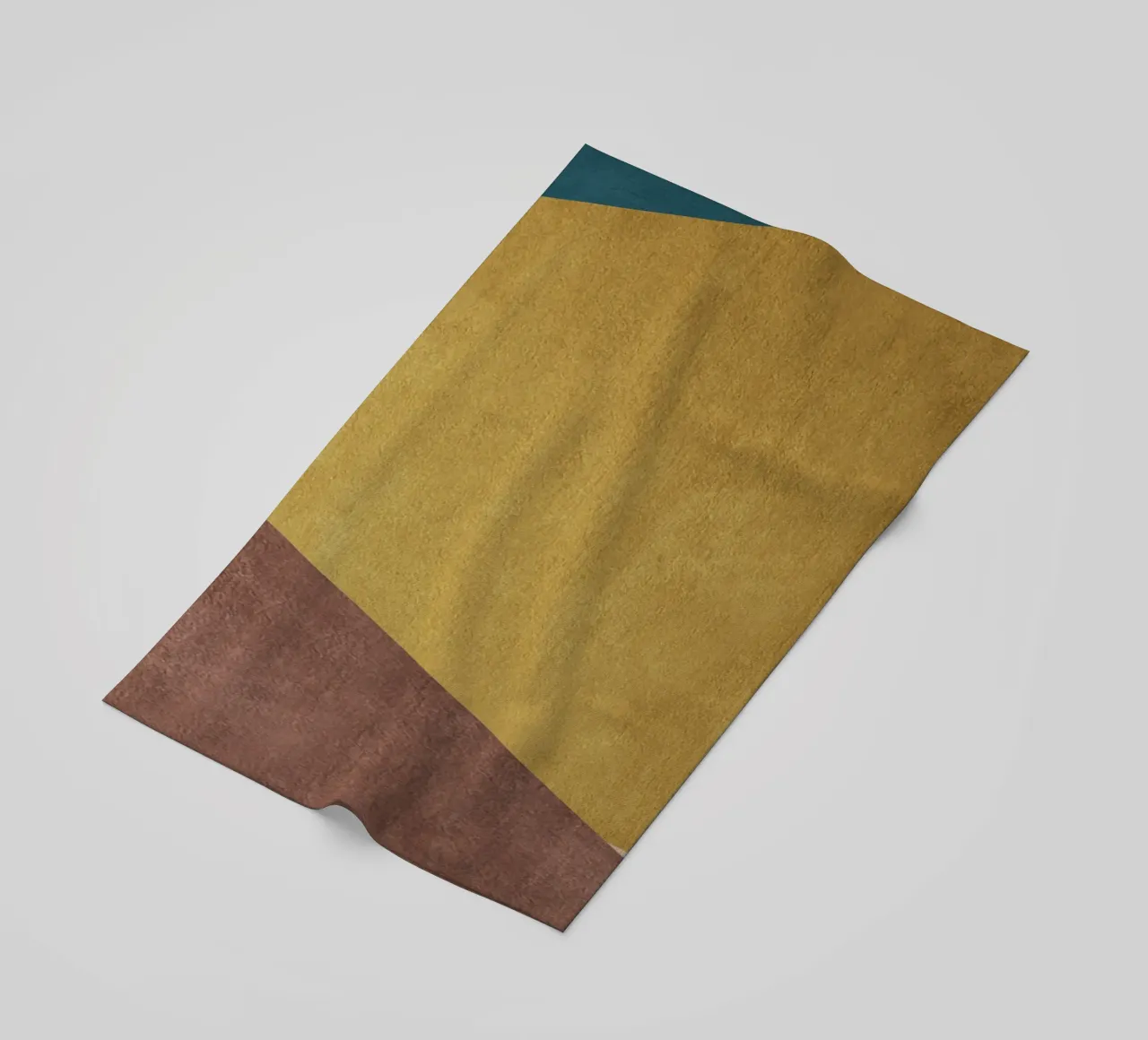 geometric art 3 colors telo mare da vintageshop