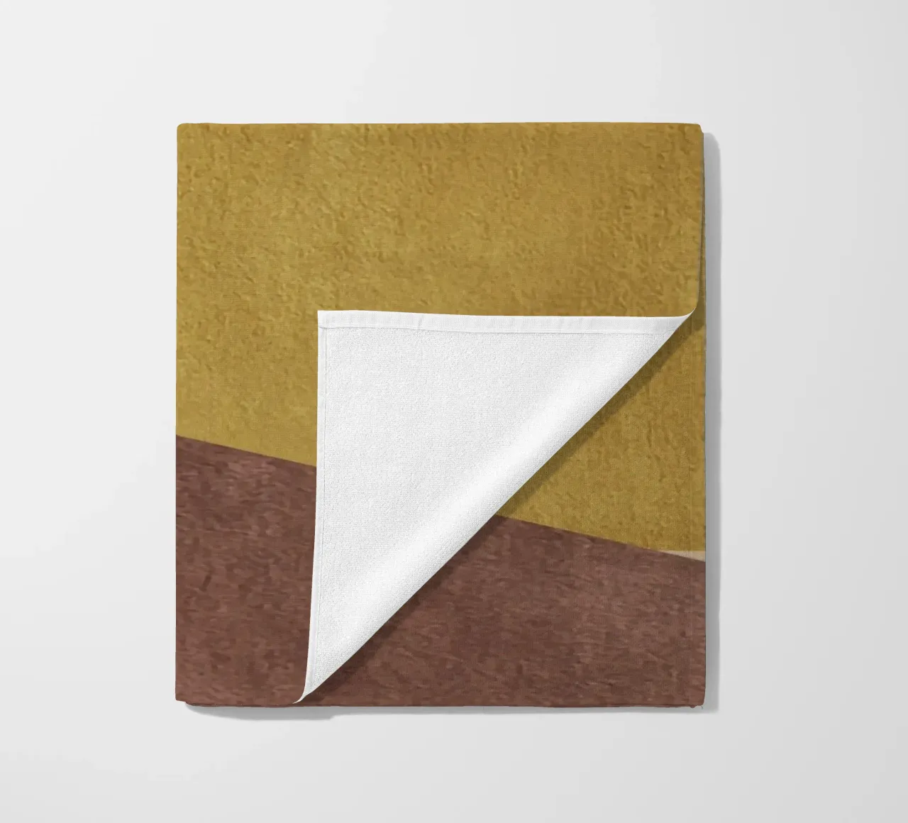 geometric art 3 colors telo mare da vintageshop