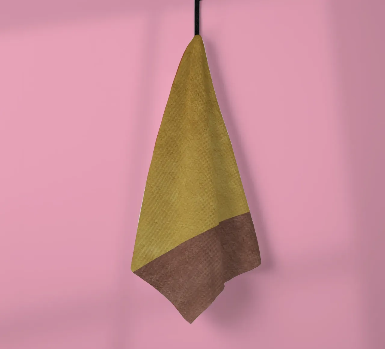 geometric art 3 colors theedoek van vintageshop