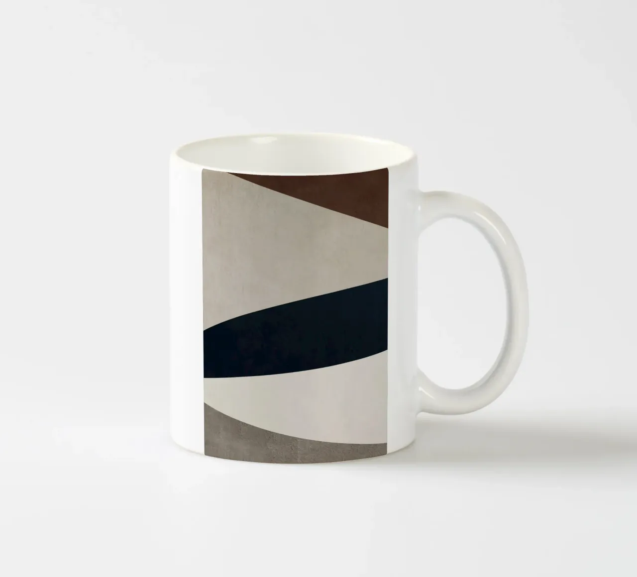 geometric art shades of gray tazza in ceramica da vintageshop
