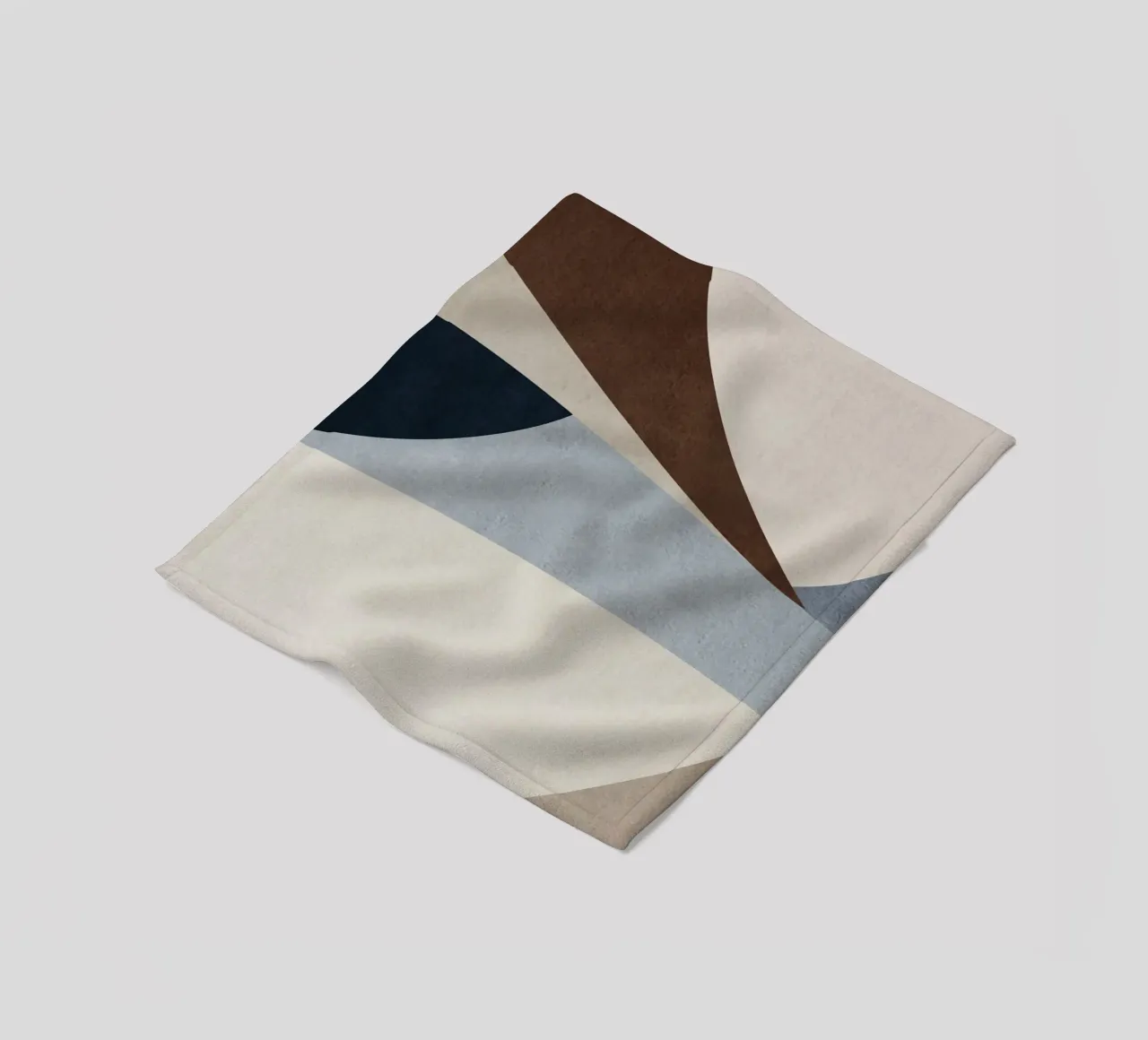 geometric art shapes coperta in pile da vintageshop