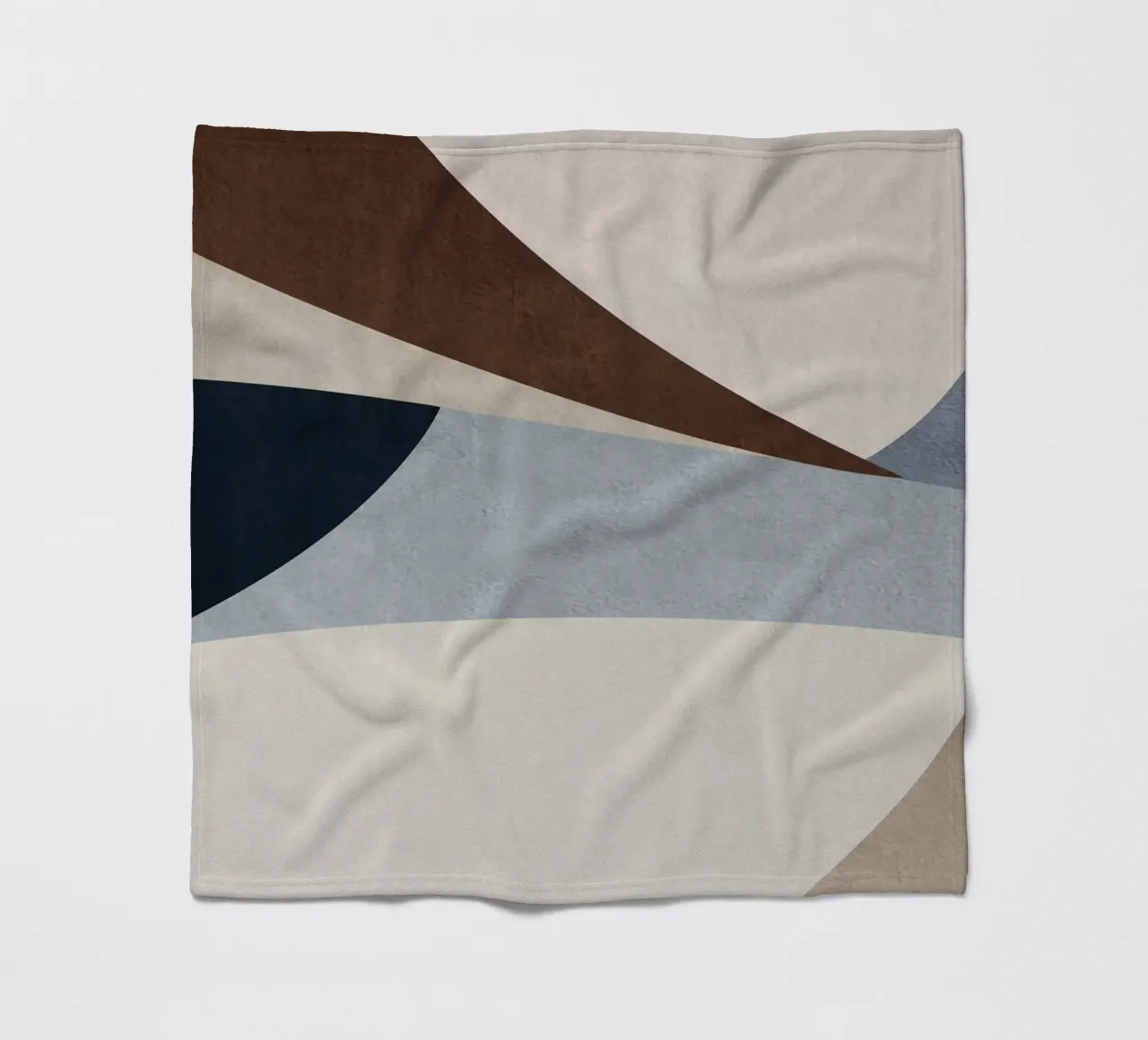 geometric art shapes coperta in pile da vintageshop