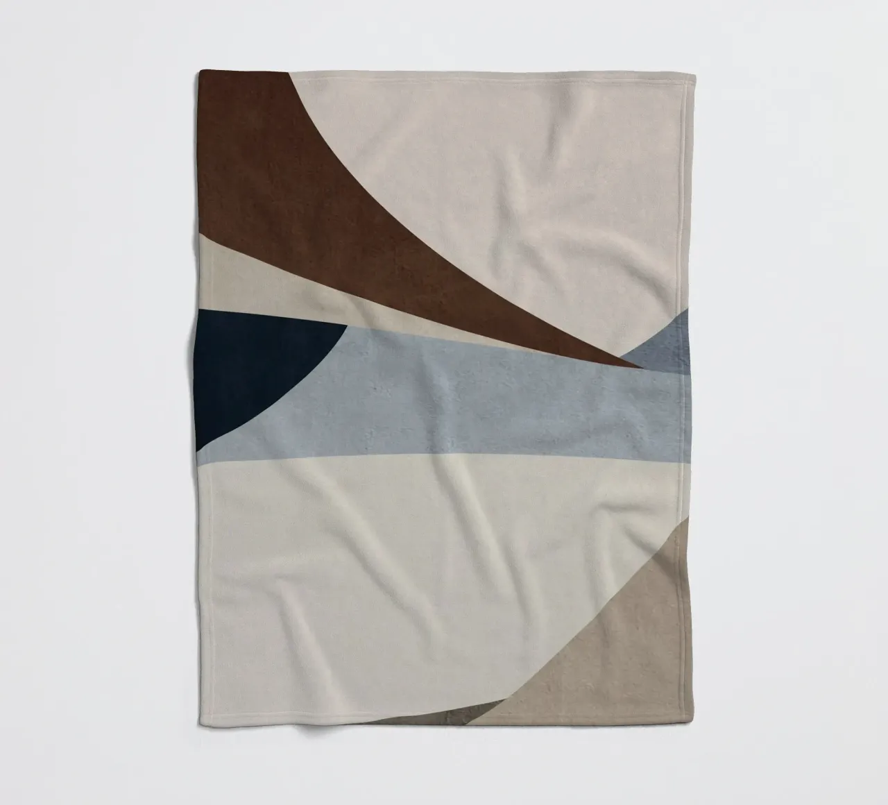 geometric art shapes coperta in pile da vintageshop