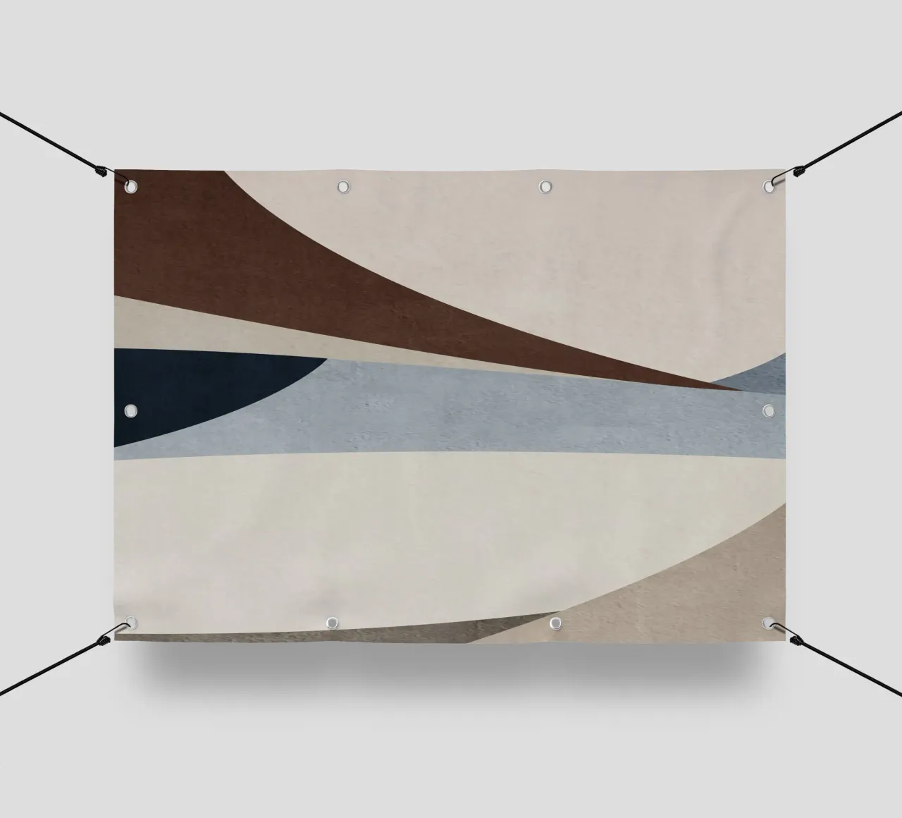 geometric art shapes telo in pvc da vintageshop