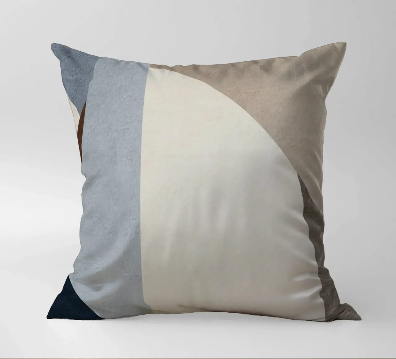 geometric art gray shapes cuscino da vintageshop