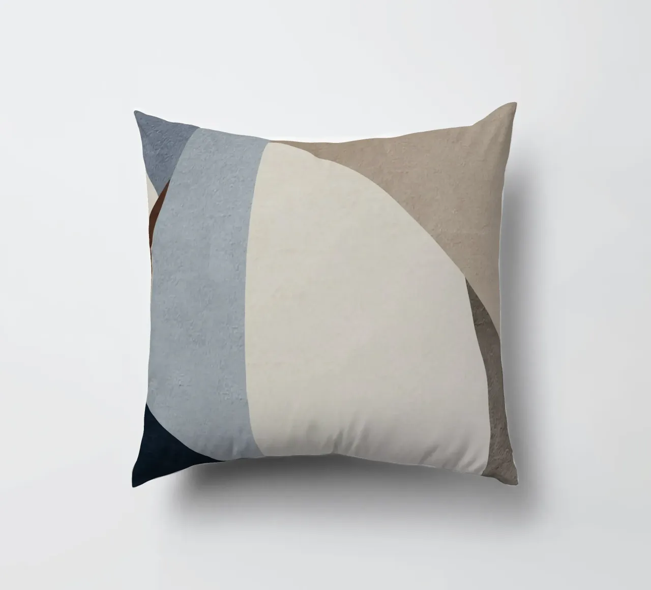 geometric art gray shapes cuscino da vintageshop