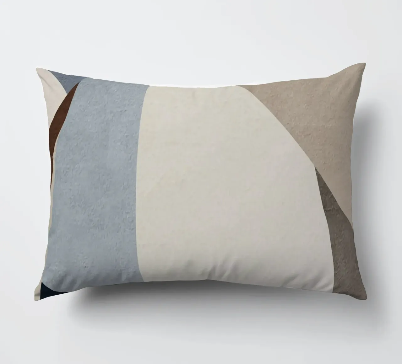 geometric art gray shapes cuscino da vintageshop