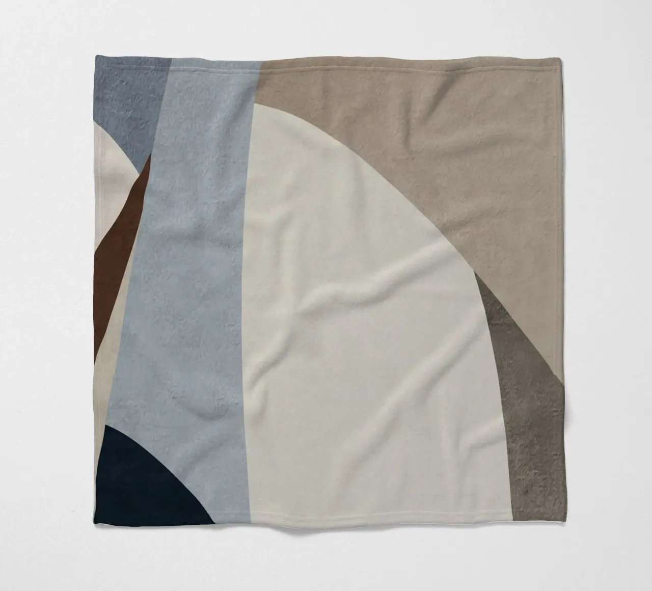 geometric art gray shapes coperta in pile da vintageshop