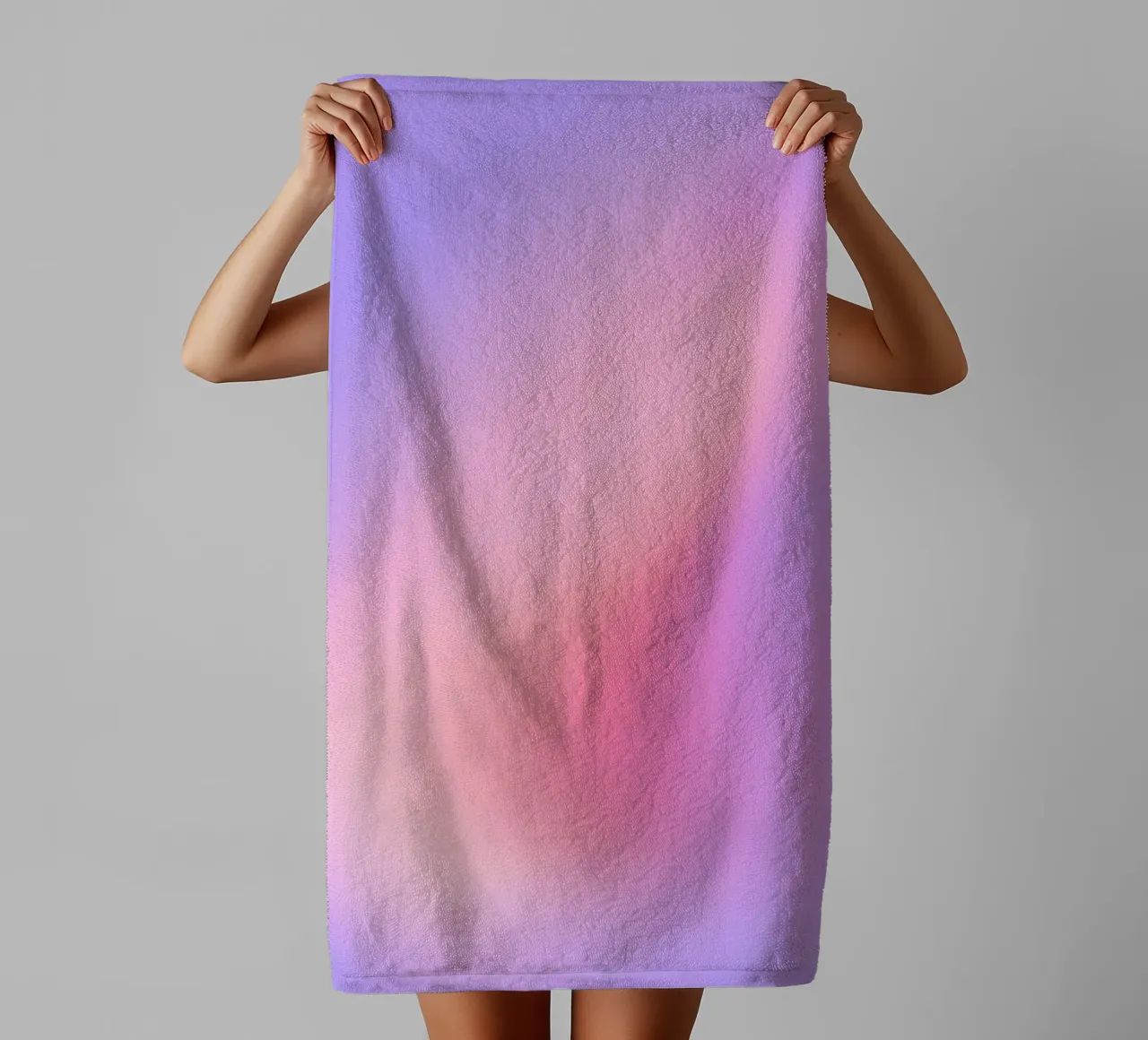 Aura Print, Energy Wall Art, Gradient Print towel by Dreamscape