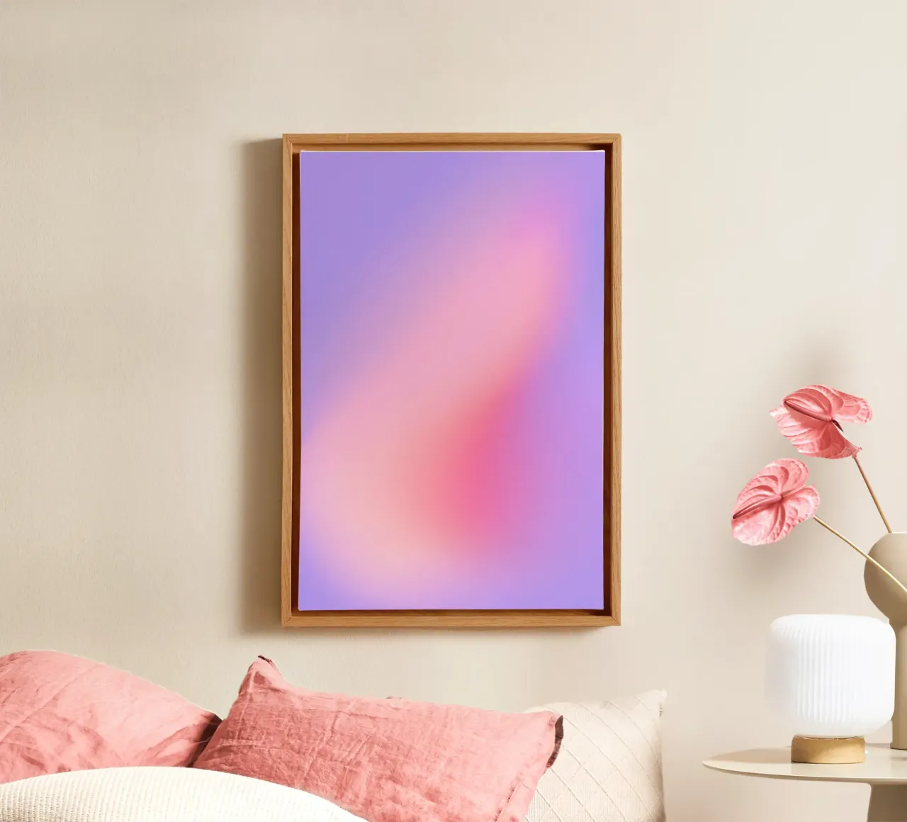 Aura Print, Energy Wall Art, Gradient Print canvas by Dreamscape